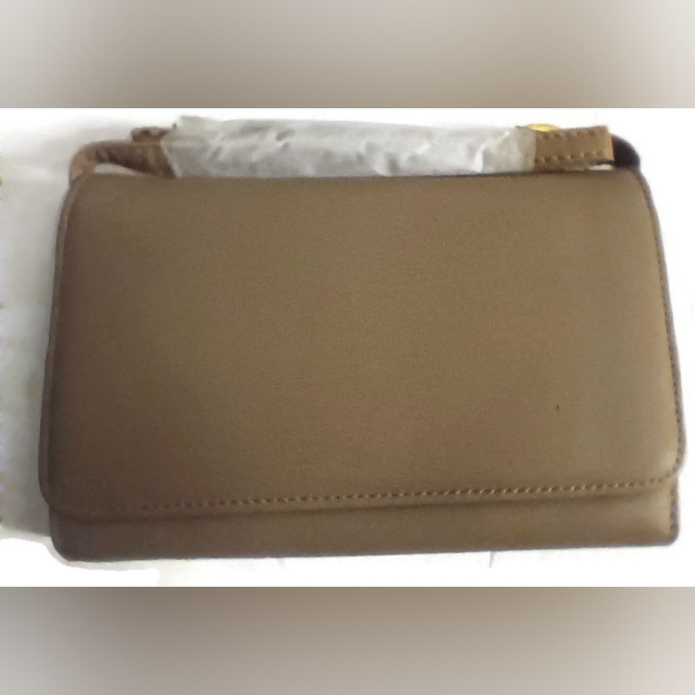 ROLFS LEATHER MINIBAG, TAUPE